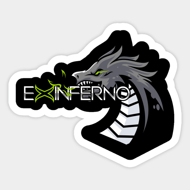 Ex Inferno Dragon X Sticker by Ex Inferno